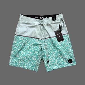 RVCA Men's County 18" BoardShorts Size 29 NWT Color: Seal Blue